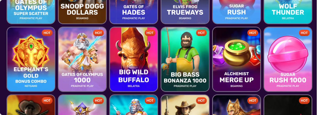 Spinando Casino Games
